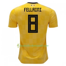 Günstige Fußballtrikots Belgien Fellaini 8 WM 2018 Auswärts-trikot kaufen
